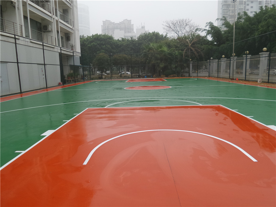 柳州電網(wǎng)硅PU籃球場